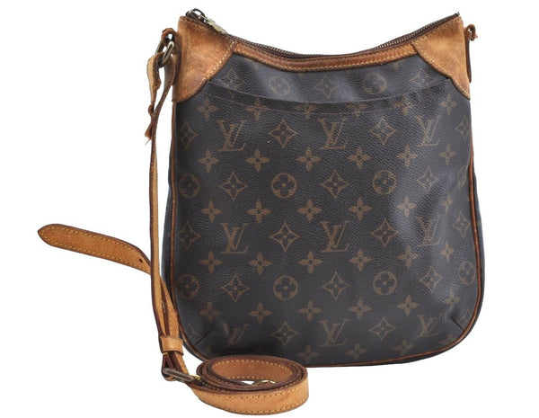 Authentic Louis Vuitton Monogram Odeon PM Shoulder Cross Bag M56390 Junk K6415