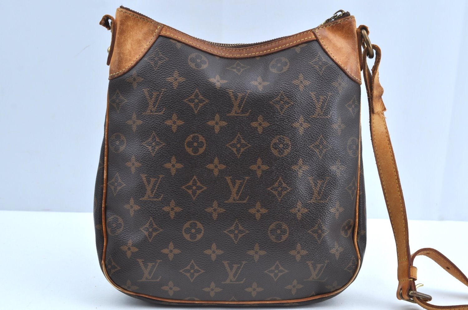 Authentic Louis Vuitton Monogram Odeon PM Shoulder Cross Bag M56390 Junk K6415