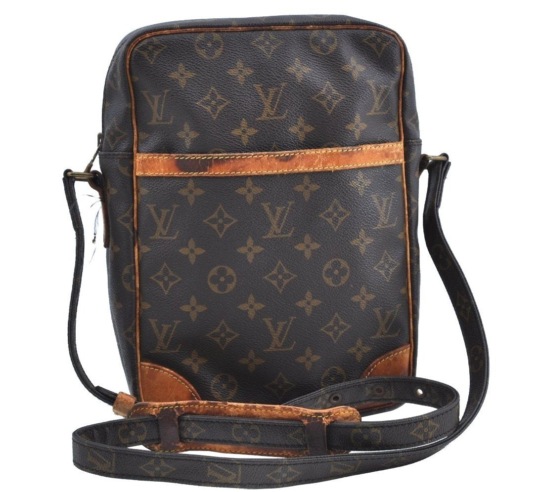 Authentic Louis Vuitton Monogram Danube GM Shoulder Cross Bag M45262 LV K6423