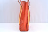 Authentic GUCCI Vintage Shoulder Tote Bag Polyurethane Enamel Orange Junk K6437