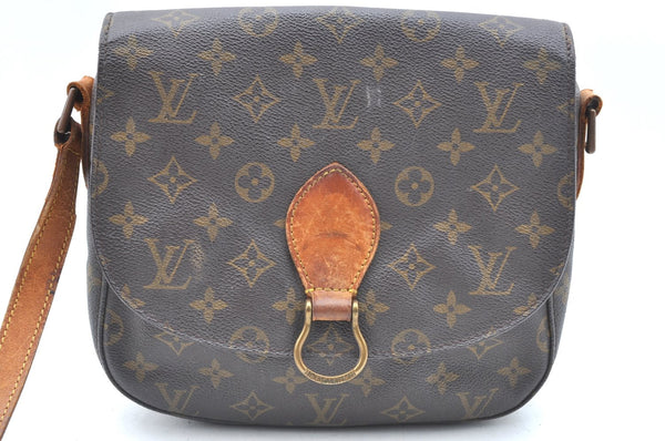 Auth Louis Vuitton Monogram Saint Cloud GM M51242 Shoulder Cross Bag Junk K6441
