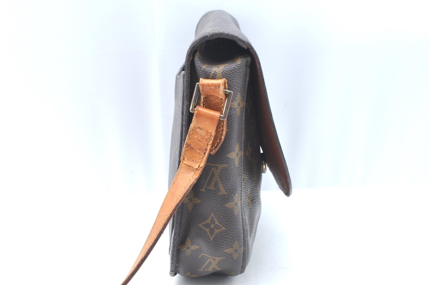 Auth Louis Vuitton Monogram Saint Cloud GM M51242 Shoulder Cross Bag Junk K6441