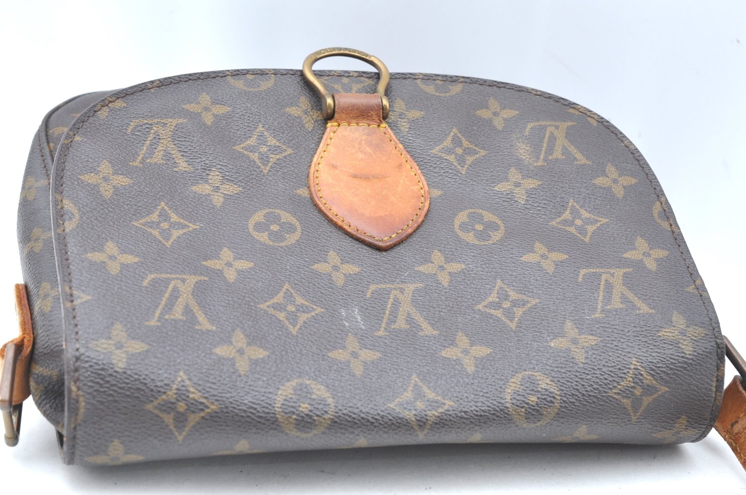 Auth Louis Vuitton Monogram Saint Cloud GM M51242 Shoulder Cross Bag Junk K6441