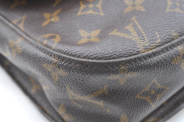 Auth Louis Vuitton Monogram Saint Cloud GM M51242 Shoulder Cross Bag Junk K6441