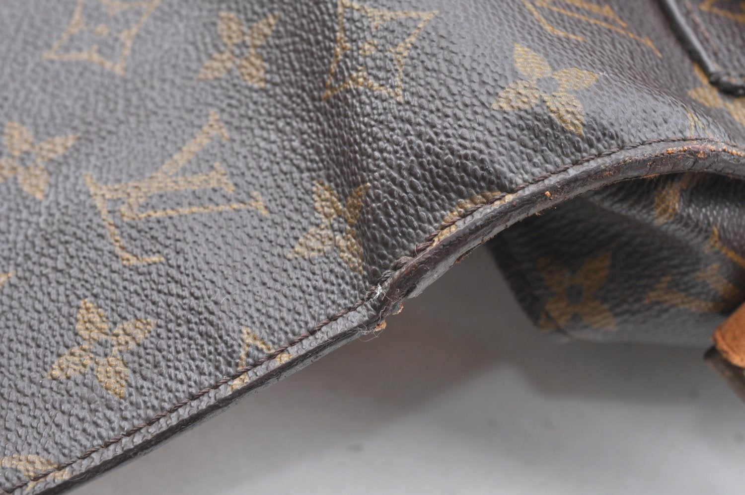 Auth Louis Vuitton Monogram Saint Cloud GM M51242 Shoulder Cross Bag Junk K6441