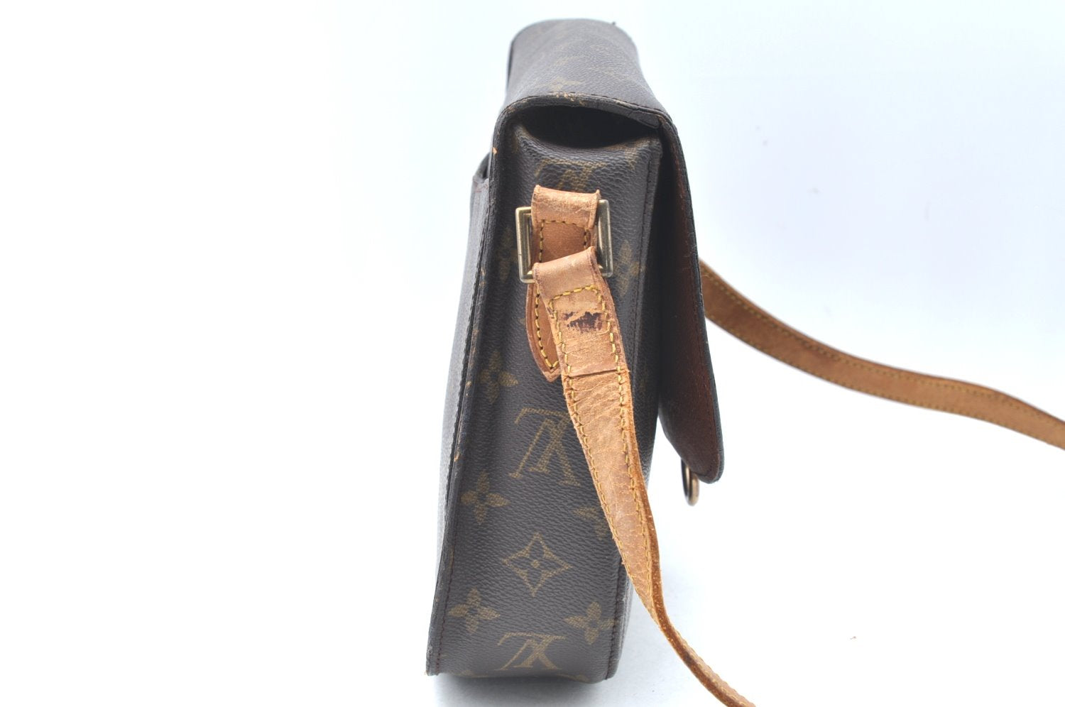 Authentic Louis Vuitton Monogram Saint Cloud GM M51242 Shoulder Cross Bag K6464