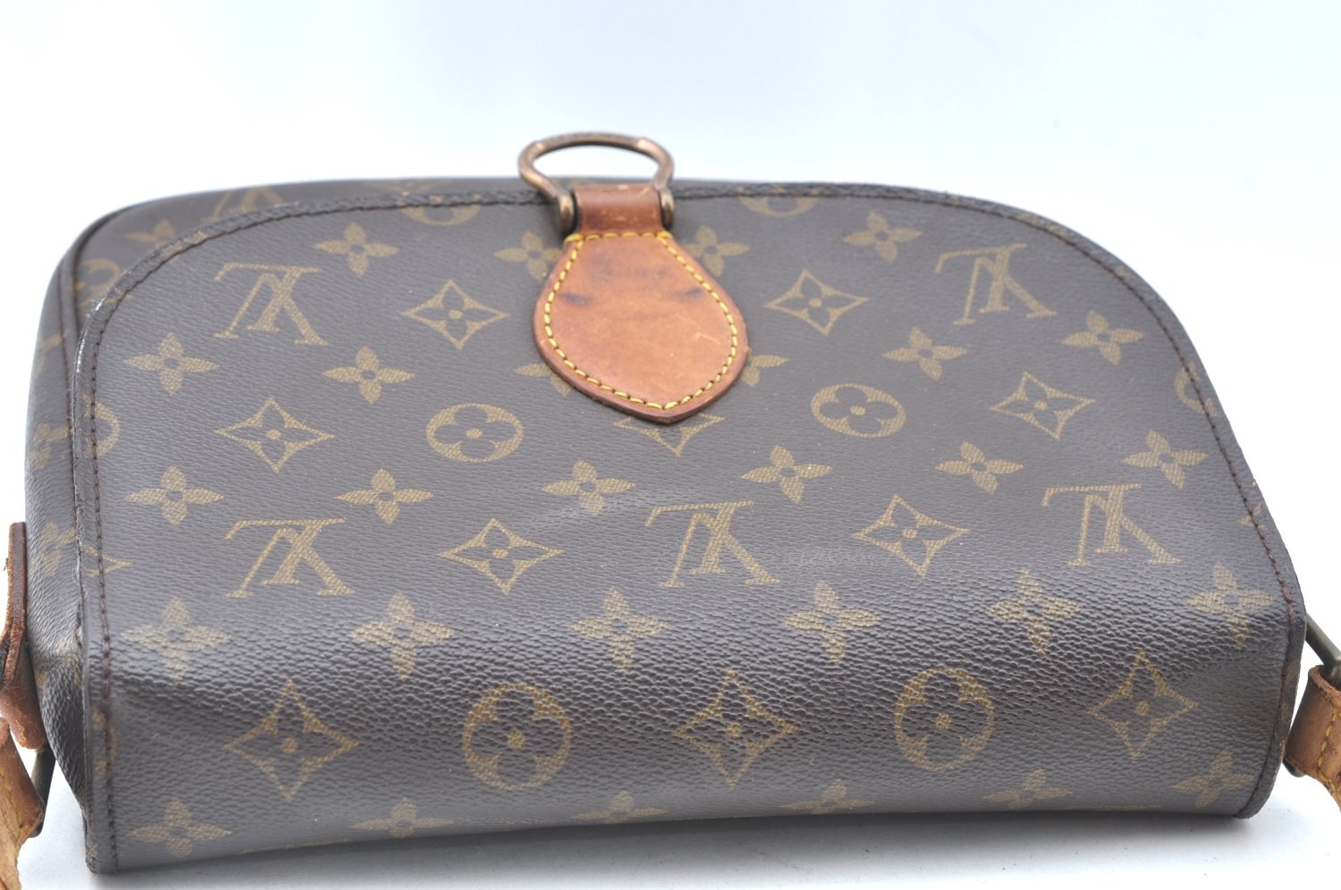 Authentic Louis Vuitton Monogram Saint Cloud GM M51242 Shoulder Cross Bag K6464