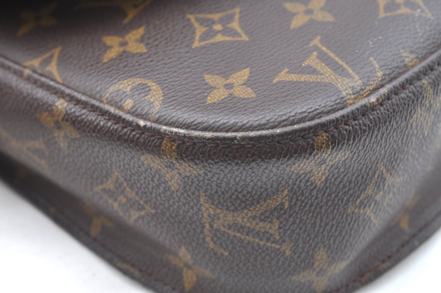 Authentic Louis Vuitton Monogram Saint Cloud GM M51242 Shoulder Cross Bag K6464