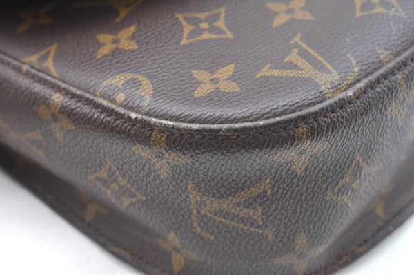 Authentic Louis Vuitton Monogram Saint Cloud GM M51242 Shoulder Cross Bag K6464