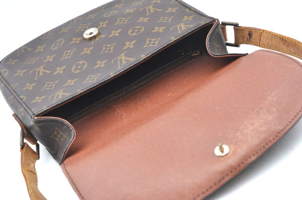 Authentic Louis Vuitton Monogram Saint Cloud GM M51242 Shoulder Cross Bag K6464