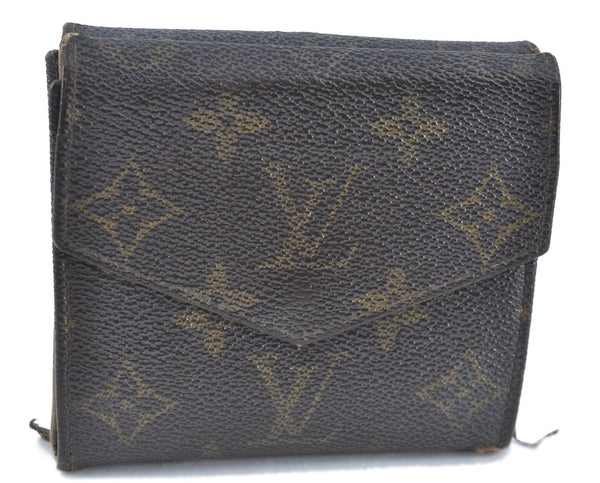 Auth Louis Vuitton Monogram Porte Monnaie Billet Carte Credit M61652 LV H6061