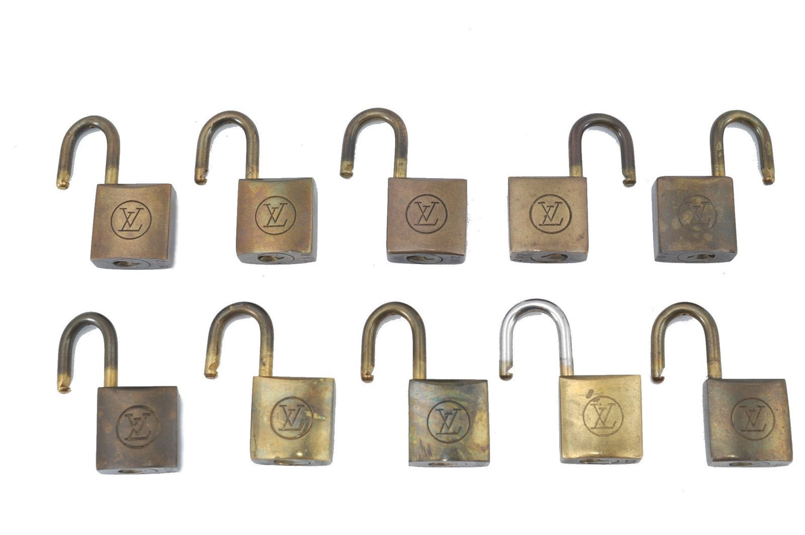 Authentic Louis Vuitton Padlock 10Set Old Model LV H6228