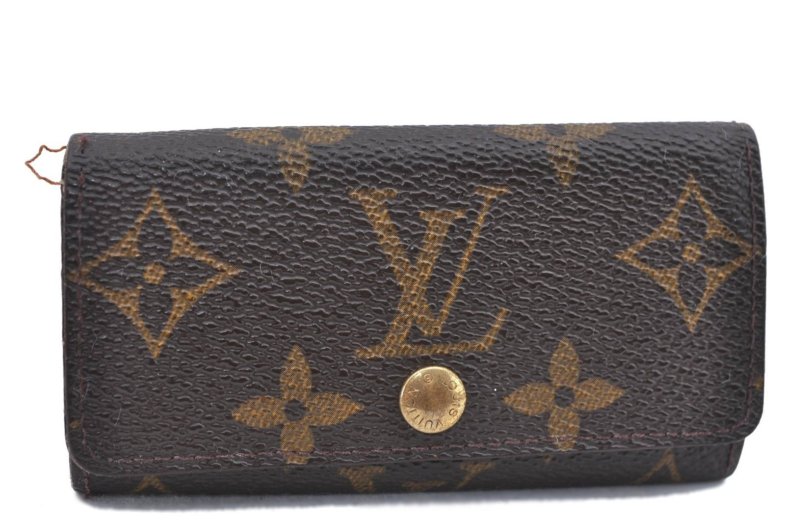 Authentic Louis Vuitton Monogram Multicles 4 Four Hooks Key Case M62631 LV H6317