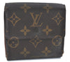 Auth Louis Vuitton Monogram Portefeuille Elise Purse Wallet M61654 LV H6362