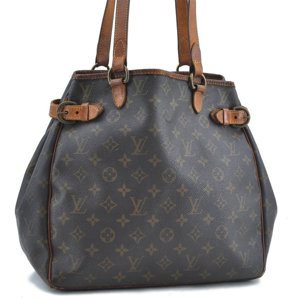 Authentic Louis Vuitton Monogram Batignolles Vertical Tote Bag M51153 LV H6679