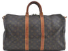 Authentic Louis Vuitton Monogram Keepall 45 Boston Bag M41428 LV H6709