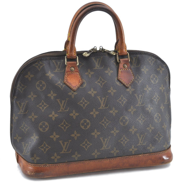 Authentic Louis Vuitton Monogram Alma Hand Bag M51130 LV H6741