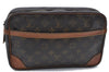Authentic Louis Vuitton Monogram Compiegne 28 Clutch Hand Bag M51845 LV H6846