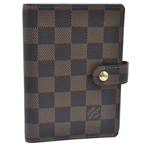 Authentic Louis Vuitton Damier Agenda PM Day Planner Cover R20700 Junk H6861